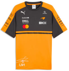 PUMA Mclaren Honda férfi póló Lando Norris #1 official Teamline Replica F1 Team 2026 - L (121308)