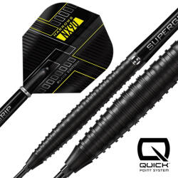 Harrows Darts szett steel Harrows QP NX90 Black Edition, 23g 90% wolfram