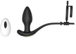 Guilty Toys Anal Vibrator with Penis Rings, Remote Control, Mobile App, Bluetooth Connectivity, Silicone, USB, Black, 10 cm Vibrator