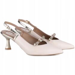 Bombonella Félcipő nyitott sarokkal Bombonella 1T 01 216 1003 Cream-gold MÉRET. 37 (1T 01 216 1003 CREAM-GOLD)