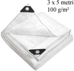 GWD Prelata ranforsata impermeabila 3x5 m, protectie UV+ si inghet, 100g/mp, inele 12 mm (10.100.35)