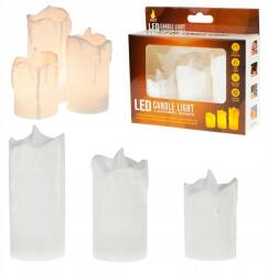 Top Gift Led Gyertya Szett 3DB-OS Mécses Utántöltő Viasz (TG59652)