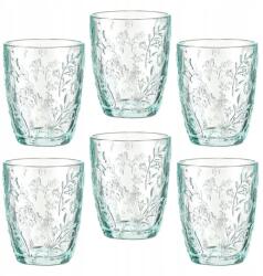 Villa Italia Türkiz pohár szett 270 ml 6 db Merida (NS248-K)