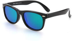 Techsuit Ochelari de soare Ochelari de Soare pentru Copii cu Protectie UV - Techsuit (D802) - Black / Green (KF2327091) - pcone