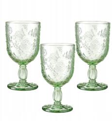 Villa Italia Zöld vizes poharak 280 ml 6 db Merida (NS245-K)