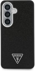 GUESS Husa Guess Fixed Glitter Triangle cu MagSafe compatibila cu Samsung Galaxy S26, Negru (3666339613518)