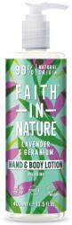 Faith in Nature Ingrijire Corp Lavender & Geranium Hand Body Lotion Lotiune 400 ml