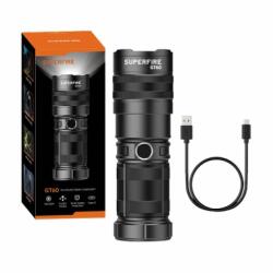 SUPERFIRE Lanterna Superfire GT60, 2600lm, USB-C, 6000mAh, aluminiu (2250026)