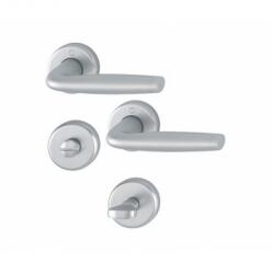 Hoppe Maner usa interior Hoppe Milos argintie, rozeta rotunda 52mm, (2260239)