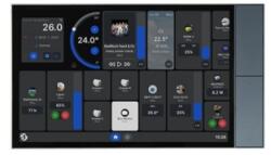 Shelly Panou de control cu ecran Shelly XL WiFi/BLU de 10, 1, negru sau gri Gri Gri (2280160)