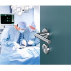 Hoppe Maner usa interior Hoppe Amsterdam, culoare inox, rozeta 52mm, (2260208)