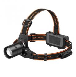 SUPERFIRE Far frontal Superfire HL71, 500lm, USB (2250018)