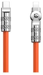 Dudao Cablu rotativ USB-C la Lightning Dudao L24CL 120W 1m, portocaliu (2450030)