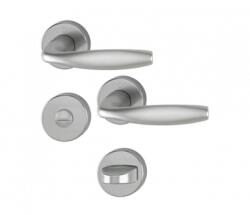 Hoppe Maner usa interior, Hoppe New York, cu rozeta, culoare argintiu, (2260098)