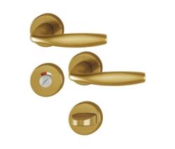 Hoppe Maner usa interior, Hoppe New York, cu rozeta, culoare bronz, (2260330)
