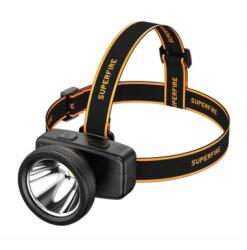 SUPERFIRE Far frontal de cap Superfire HL55, 150lm, USB-C (2250056)