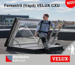  Fereastră (trapă) pentru ieșire pe acoperiș terasă Velux CXU 0220U