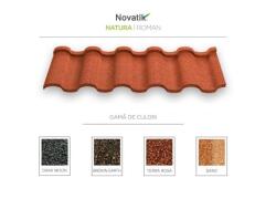 Novatik NATURA ROMAN - Tigla metalica cu roca vulcanica