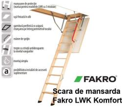 Fakro Scara pod FAKRO LWK Komfort termoizolata
