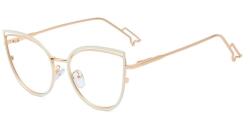Techsuit Ochelari de Calculator - Techsuit Reflex Metal (F95597-C6) - White - 1 BUC (KF237196) Ochelari de citit