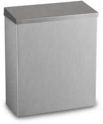 Dayco Metal Falra szerelhető rozsdamentes acél szemetes, fedéllel, 7 literes - atadcleankft