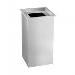 Dayco Metal Rozsdamentes acél szemetes szögletes levehető fedéllel 54L - atadcleankft