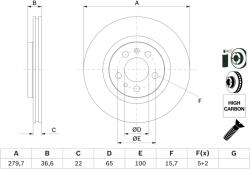Bosch 0 986 478 852 Disc frana