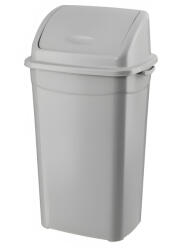 PLANET Billenőfedeles szemetes kuka, műanyag, eco szürke, 70 L - atadcleankft