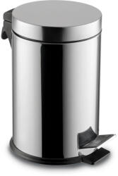 Dayco Metal Rozsdamentes acél pedálos szemetes, kivehető műanyag vödörrel, 20L, fényes - atadcleankft