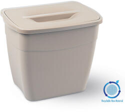 PLANET Koala szemetes, fedővel 6L (Hanging Bucket) mink (tejeskávé) színű - atadcleankft