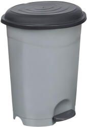 PLANET Pedálos szemetes kuka, műanyag, ECO antracit, kivehető kosárral, 22L - atadcleankft