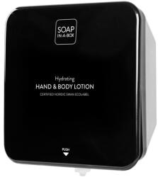  Soap-In-A-Box fényes fekete tusfürdő és sampon adagoló - atadcleankft