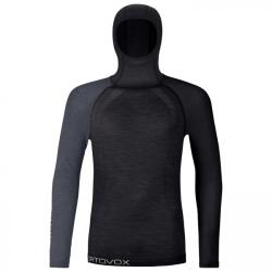 Ortovox Мъжко мериносово термобельо Ortovox 120 Comp Light Hoody Merino base layer - Black Raven (015-1511-0113)