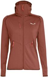 Salewa Дамско поларено яке Salewa Women's Agner Hybrid Polarlite Fullzip Hoody Fleece jacket - Etruscan Red Melange - размер 40 (EU) (105-2337-1315)