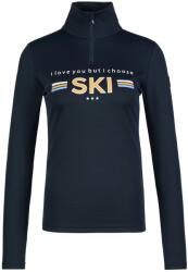 We Norwegians Дамски вълнен пуловер We Norwegians Women's Bibi ZipUp Jumper - Navy Blue (105-6529-0114)