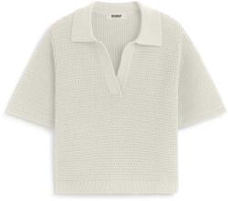 Ecoalf Дамски пуловер Ecoalf Women's Anna Knit Polo shirt - Ecru (117-3516-0214)