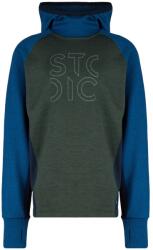 Stoic Детски вълнен пуловер Stoic Kid's Merino260 StadjanSt. Hoody Merino hoodie - Fir Green Multi - размер 104 (EU) (703-2794-0411)