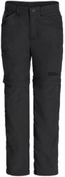 Jack Wolfskin Детски панталон със свалящи крачоли Jack Wolfskin Kid's Safari Zip Off Pants Walking trousers - Black - размер 140 (EU) (701-2597-0115)