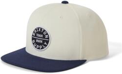 Brixton Мъжка шапка с козирка Brixton Oath III Snapback Cap - Off White / Midnight Blue - размер One Size (904-3695-0611)