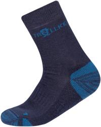 Trollkids Детски туристически чорапи Trollkids Kid's Preikestolen Hiking Socks 2-Pack Walking socks - Navy / Medium Blue - размер 39-42 (EU) (201-6772-0315)