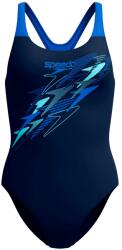 Speedo Дамски бански костюм Speedo Women's Medley Logo Medalist One Piece Swimsuit - Peacoat/Deep Sapphire - размер 44 (EU) (150-6093-0317)