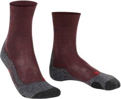 Falke Дамски туристически чорапи Falke Women's TK2 Melange Walking socks - Winetasting / Grey - размер 37-38 (EU) (201-2391-0612)