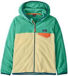 Patagonia Детско поларено яке Patagonia Kid's Micro D Snap-T Jacket Fleece jacket - Buttercup Yellow w/Aqua Stone - размер XL (703-4106-2115)