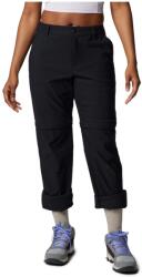 Columbia Дамски панталон със свалящи крачоли Columbia Women's Leslie Falls Convertible Pant Walking trousers - Black - размер 14 (110-1571-0117)