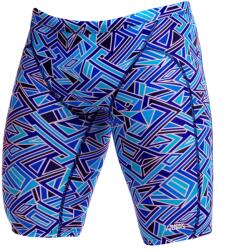 Funky Trunks Мъжки бански слипове Funky Trunks Training Jammers Swim brief - Blue Bits - размер XL (050-2125-1215)