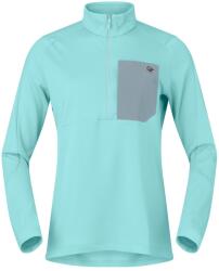 Norrøna Дамски поларен пуловер Norrøna Women's Femund Warm1 Half-Zip Fleece jumper - Aqua Haze / Trooper - размер XS (105-6113-0311)