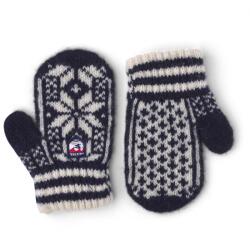 Hestra Детски ръкавици Hestra Kid's Nordic Mitt Gloves - Navy / Offwhite - размер 0 (EU) (202-4252-0311)