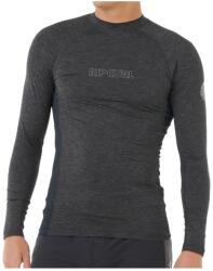 Rip Curl Мъжка плажна тениска от ликра Rip curl Dawn Patrol UPF Perf L/S Lycra - Black Marle (050-2287-0113)