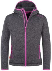 TROLLKIDS Детско поларено яке Trollkids Girl's Jondalen Jacket XT Fleece jacket - Graphite / Fresh Berry - размер 116 (EU) (703-2534-1515)