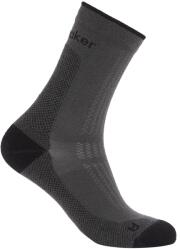 Icebreaker Дамски туристически чорапи Icebreaker Women's Merino Hike+ Ultralight Quarter Walking socks - Obsidian / Black - размер 35-37 (EU) (201-9240-0111)